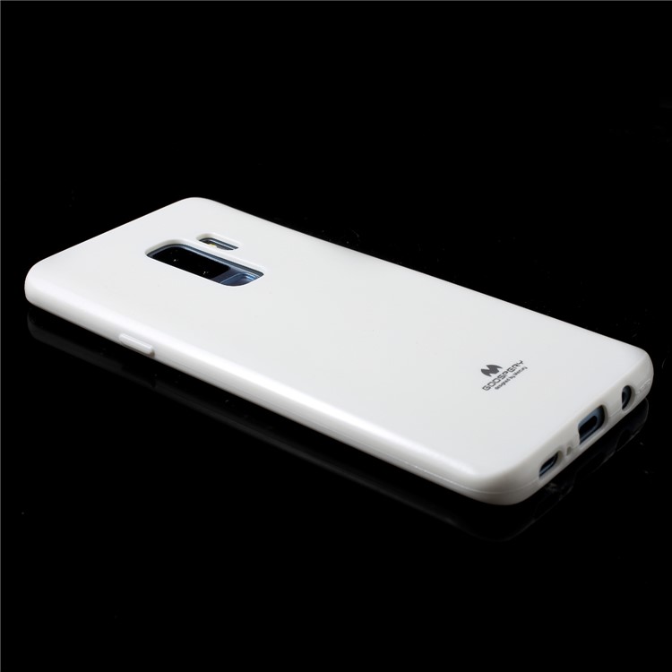 MERCURY GOOSPERY Jelly Glitter Powder TPU Cover Accessory for Samsung Galaxy S9 Plus SM-G965 - White-4