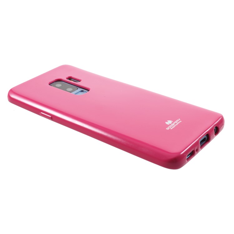 MERCURIO GOOSPERY Jalea Brillo Polvo Caja Del Teléfono TPU Para Samsung Galaxy S9 Plus SM-G965 - Rosa-4