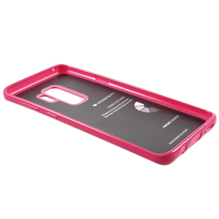 MERCURIO GOOSPERY Jalea Brillo Polvo Caja Del Teléfono TPU Para Samsung Galaxy S9 Plus SM-G965 - Rosa-5