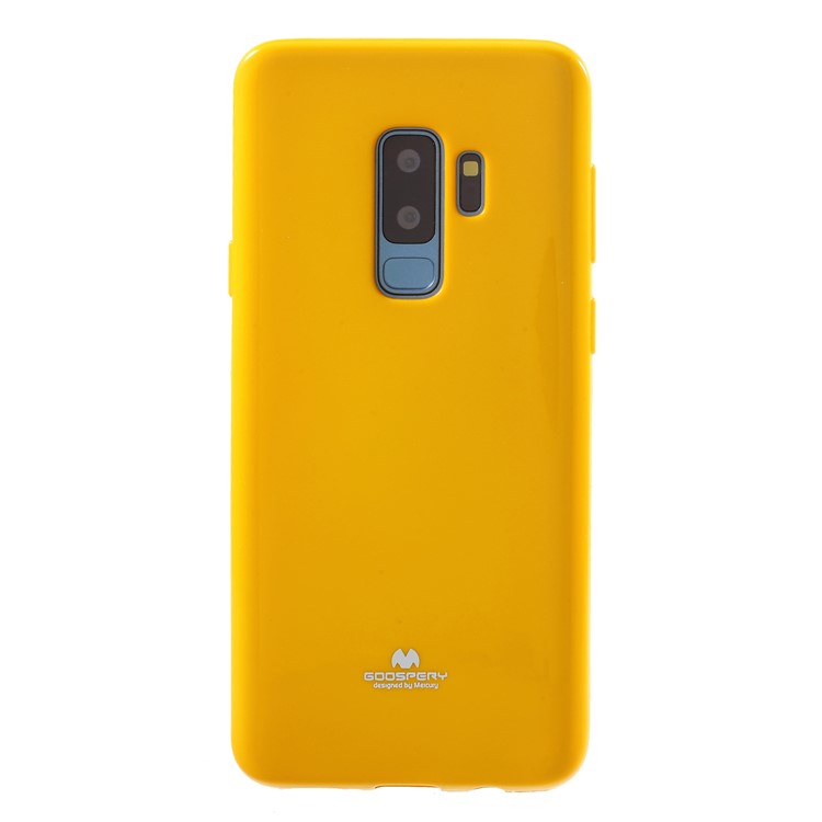 MERCURY GOOSPERY Jelly Glitter Powder TPU Phone Shell for Samsung Galaxy S9 Plus SM-G965 - Yellow-1