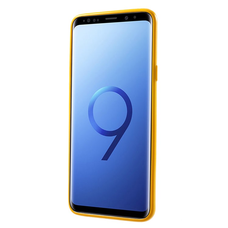 MERCURY GOOSPERY Jelly Glitter Powder TPU Phone Shell for Samsung Galaxy S9 Plus SM-G965 - Yellow-2