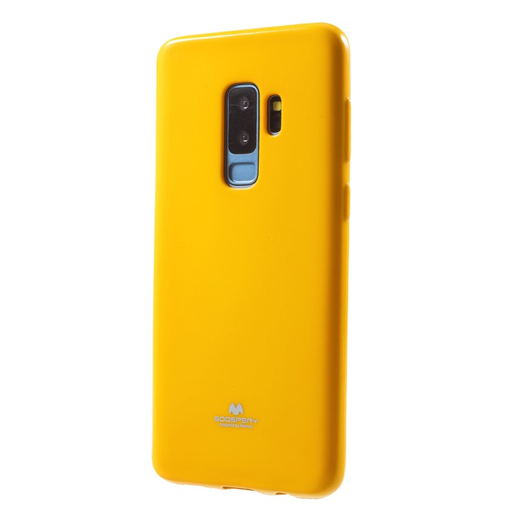 MERCURY GOOSPERY Jelly Glitter Powder TPU Phone Shell for Samsung Galaxy S9 Plus SM-G965 - Yellow-3