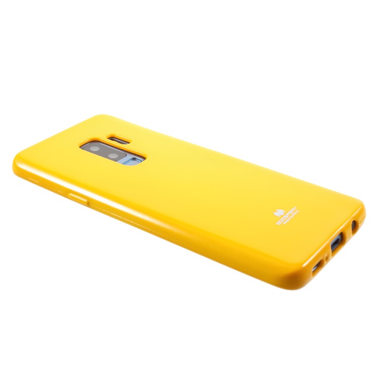 MERCURY GOOSPERY Jelly Glitter Powder TPU Phone Shell for Samsung Galaxy S9 Plus SM-G965 - Yellow-4