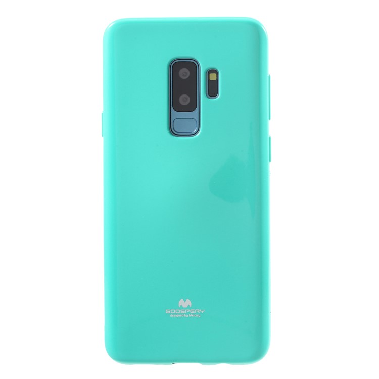 MERCURY GOOSPERY Jelly Glitter Powder TPU Cellphone Case for Samsung Galaxy S9 Plus SM-G965 - Cyan-1