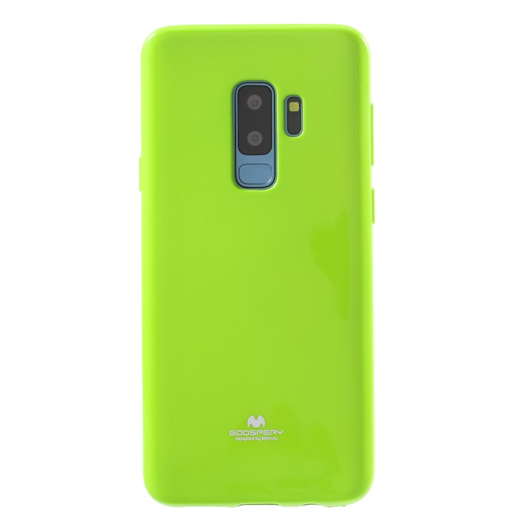 MERCURY GOOSPERY Jelly Glitter Polvo TPU Cubierta Del Teléfono Móvil Para Samsung Galaxy S9 Plus SM-G965 - Verde-1