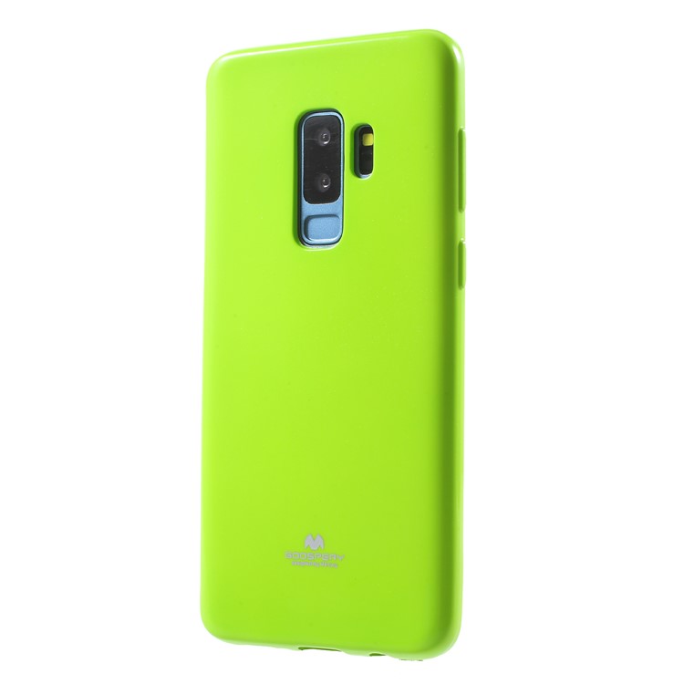 MERCURY GOOSPERY Jelly Glitter Polvo TPU Cubierta Del Teléfono Móvil Para Samsung Galaxy S9 Plus SM-G965 - Verde-3