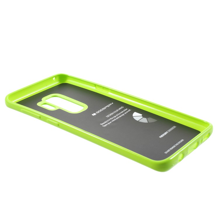 MERCURY GOOSPERY Jelly Glitter Polvo TPU Cubierta Del Teléfono Móvil Para Samsung Galaxy S9 Plus SM-G965 - Verde-5