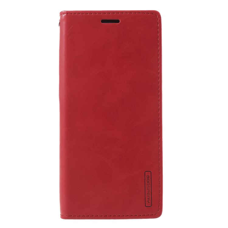 MERCURY GOOSPERY Blue Moon Leather Wallet Case for Samsung Galaxy S9 Plus G965 - Red-3