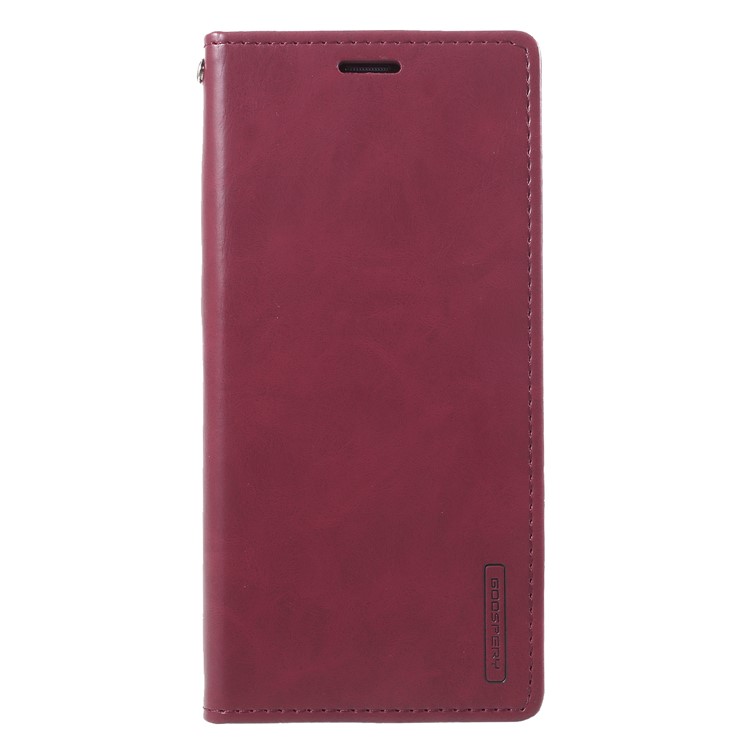 MERCURY GOOSPERY Blue Moon Leather Wallet Phone Shell for Samsung Galaxy S9 Plus G965 - Wine Red-1