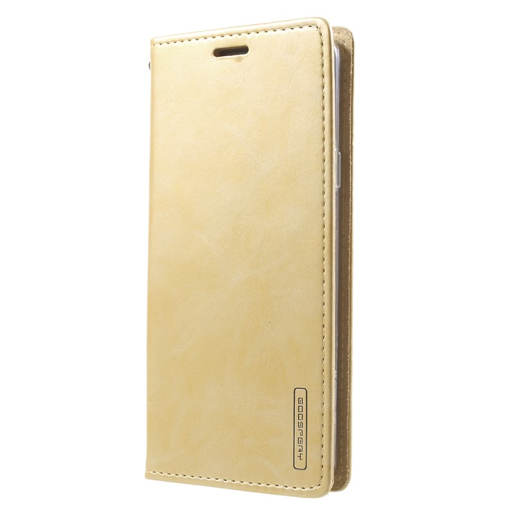 MERCURY GOOSPERY Blue Moon Leather Wallet Flip Casing for Samsung Galaxy S9 Plus G965 - Gold-3