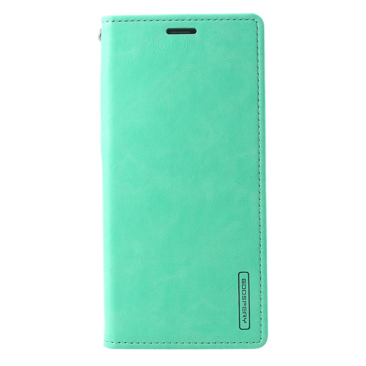 MERCURY GOOSPERY Blue Moon Leather Wallet Mobile Case for Samsung Galaxy S9 Plus G965 - Cyan-1