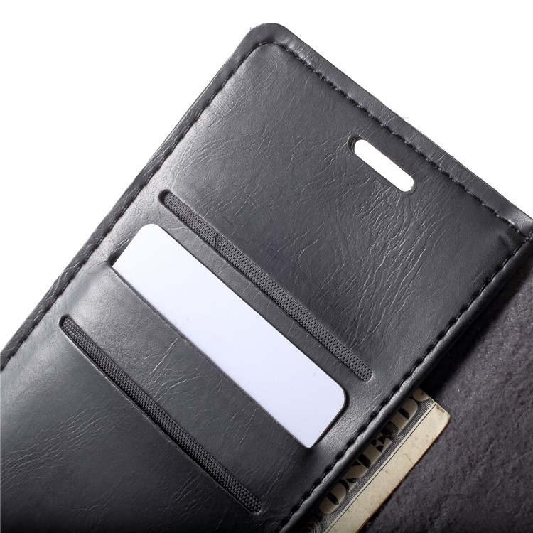 MERCURY GOOSPERY Blue Moon Leather Wallet Cover for Samsung Galaxy S9 G960 - Black-7