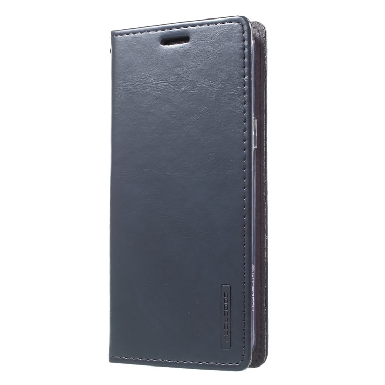 MERCURY GOOSPERY Blue Moon Leather Wallet Mobile Cover for Samsung Galaxy S9 G960 - Dark Blue-3