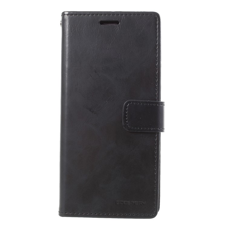 MERCURY GOOSPERY Blue Moon Wallet Stand Leather Cover for Samsung Galaxy S9 SM-G960 - Black-1