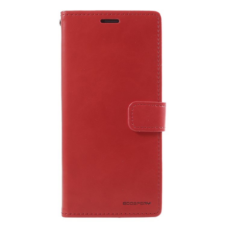 MERCURY GOOSPERY Blue Moon Stand Wallet Leather Case for Samsung Galaxy S9+ SM-G965 - Red-3