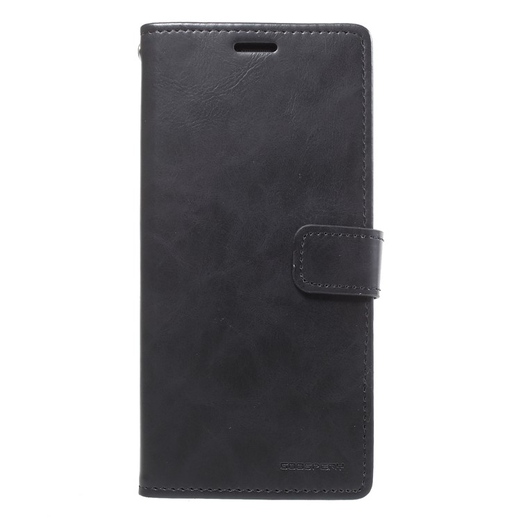 MERCURY GOOSPERY Blue Moon Stand Wallet Leather Cover for Samsung Galaxy S9+ SM-G965 - Black-1