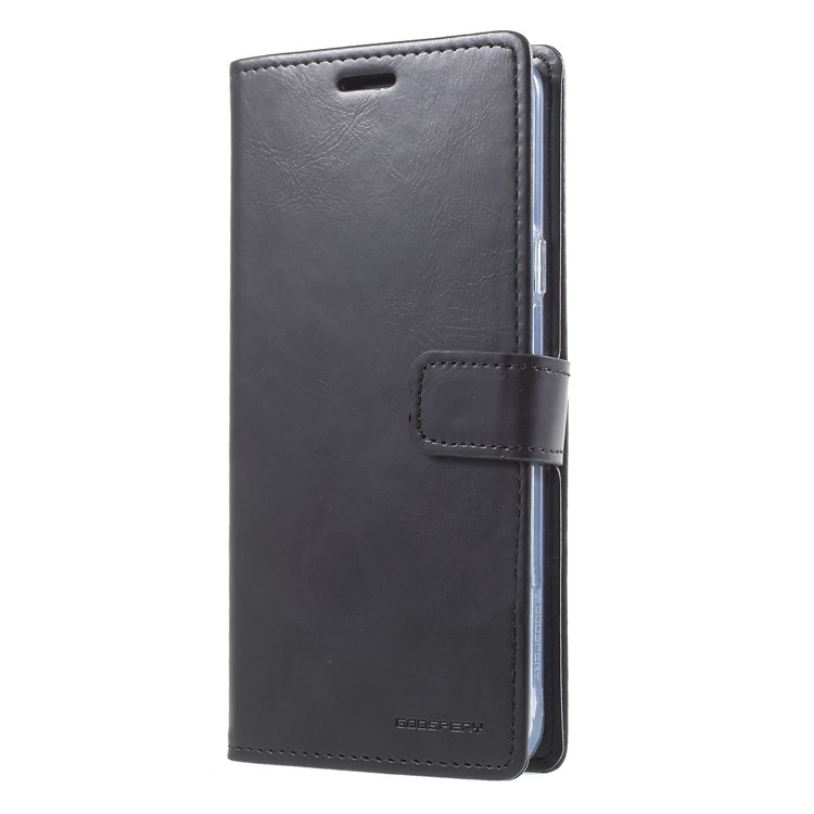 MERCURY GOOSPERY Blue Moon Stand Wallet Leather Cover for Samsung Galaxy S9+ SM-G965 - Black-3