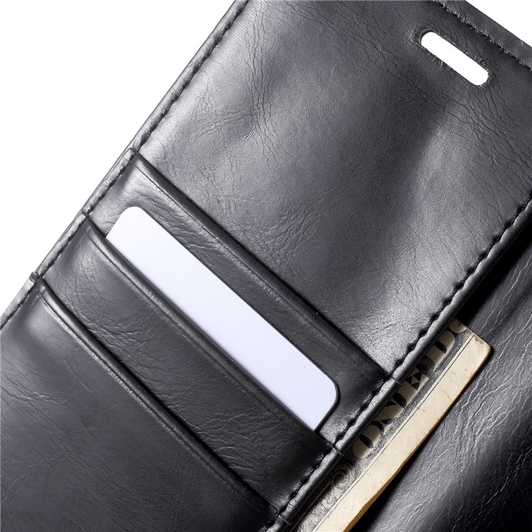 MERCURY GOOSPERY Blue Moon Stand Wallet Leather Cover for Samsung Galaxy S9+ SM-G965 - Black-7
