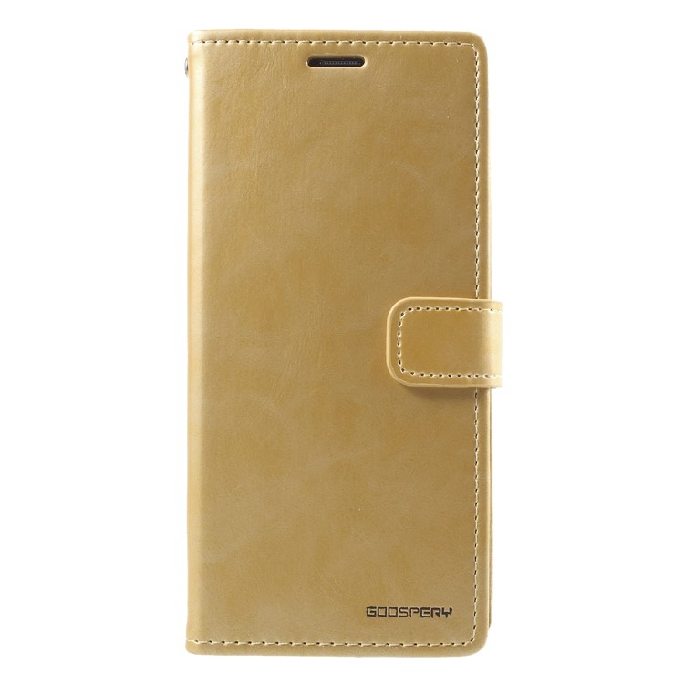 MERCURY GOOSPERY Blue Moon Stand Wallet Leather Mobile Phone Case for Samsung Galaxy S9 Plus SM-G965 - Gold-1