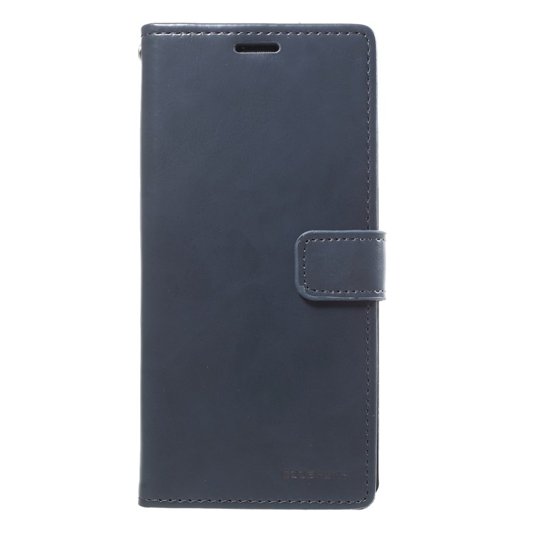MERCURY GOOSPERY Blue Moon Stand Wallet Leather Mobile Phone Cover for Samsung Galaxy S9 Plus SM-G965 - Dark Blue-1