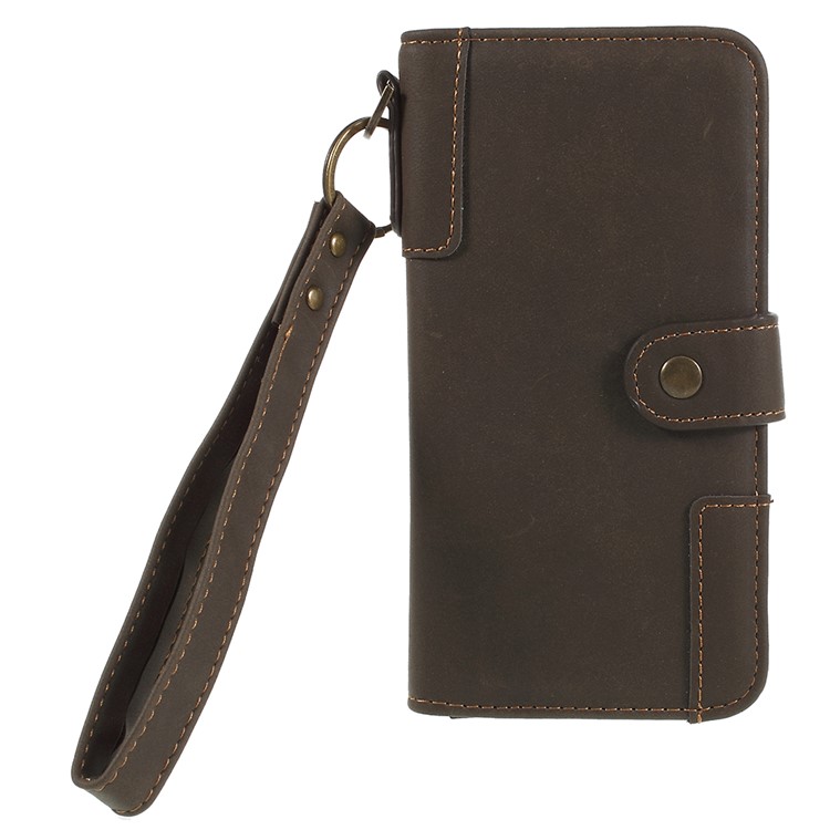 Genuine Leather Wallet Stand Phone Shell for Samsung Galaxy S9+ G965 - Green-1