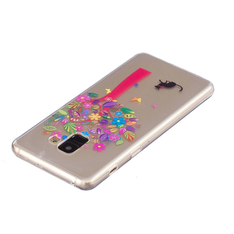 Pattern Printing TPU Phone Case for Samsung Galaxy A8+ (2018) - Colorzied Tree-3