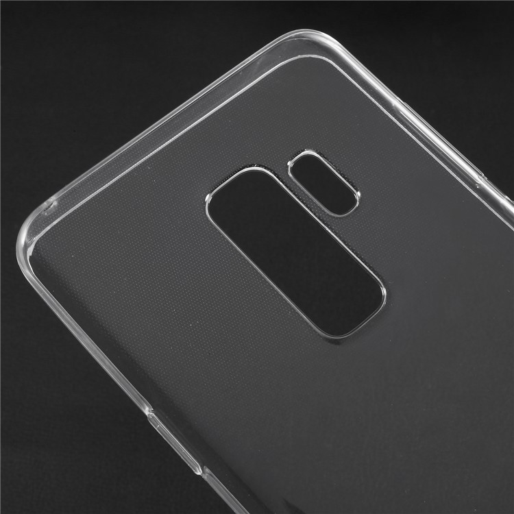 100Pcs Transparent Soft TPU Protective Cell Phone Case Cover for Samsung Galaxy S9+ SM-G965-3