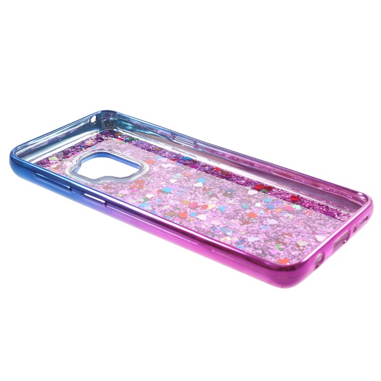 Floating Glitter Powder Quicksand Electroplated TPU Case Cover for Samsung Galaxy S9 SM-G960 - Mandala-5