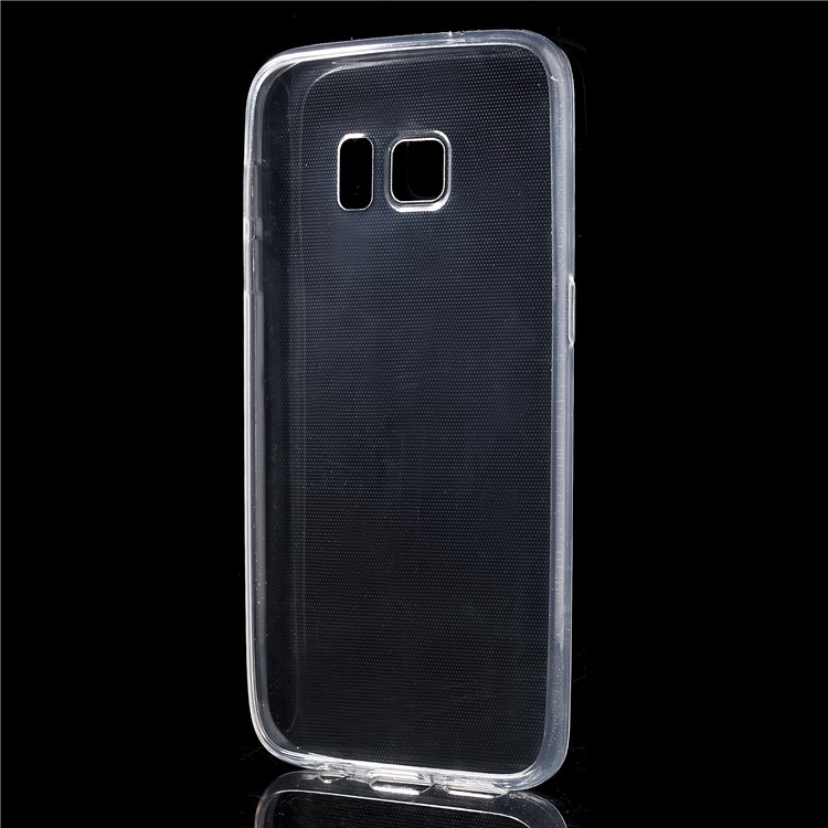 Ultra-thin Soft TPU Phone Case for Samsung Galaxy S7 - Transparent-2