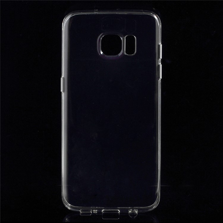 See-through TPU Back Case for Samsung Galaxy S7 edge - Transparent-1