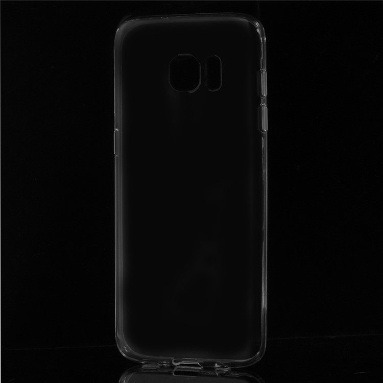 See-through TPU Back Case for Samsung Galaxy S7 edge - Transparent-2