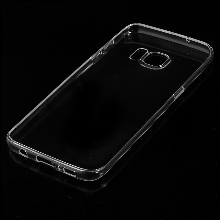 See-through TPU Back Case for Samsung Galaxy S7 edge - Transparent-3