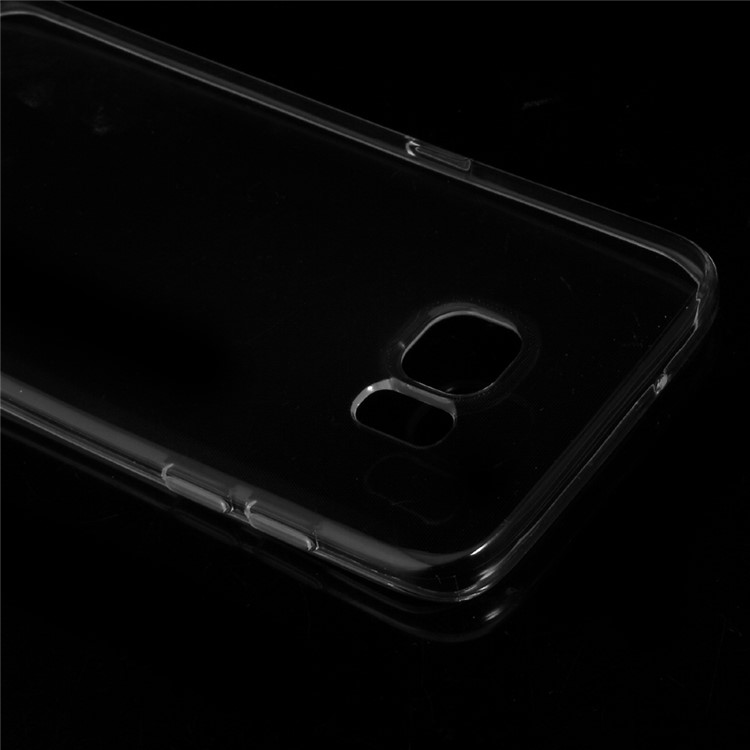 See-through TPU Back Case for Samsung Galaxy S7 edge - Transparent-4