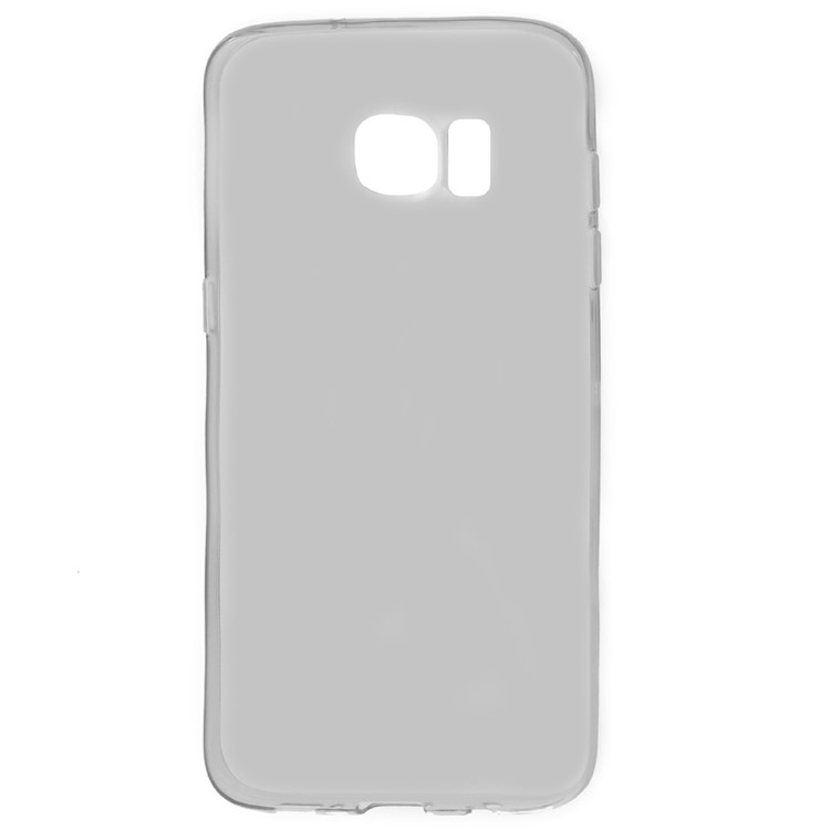 See-through TPU Back Case for Samsung Galaxy S7 edge - Grey-2