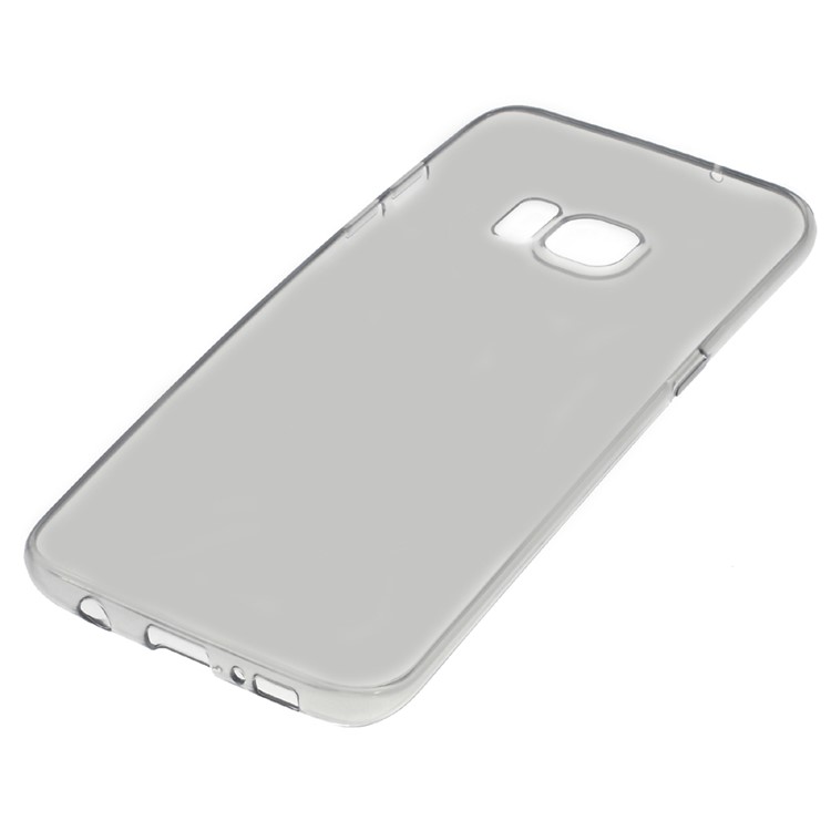See-through TPU Back Case for Samsung Galaxy S7 edge - Grey-5