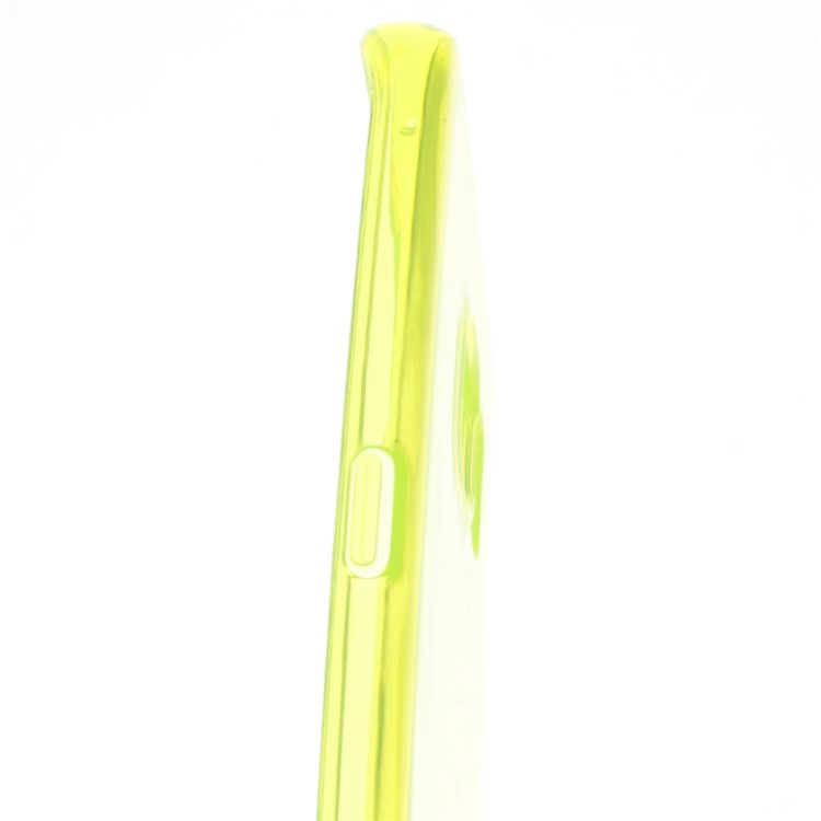 See-through TPU Back Shell for Samsung Galaxy S7 edge - Yellow-5