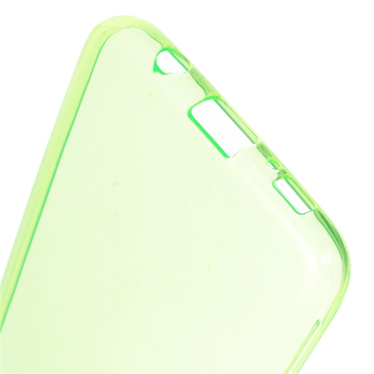 See-through TPU Back Case for Samsung Galaxy S7 edge - Green-5