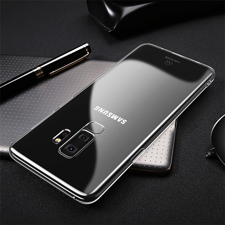USAMS Primary Color Series Clear TPU Case Cover for Samsung Galaxy S9+ G965 - Transparent-5