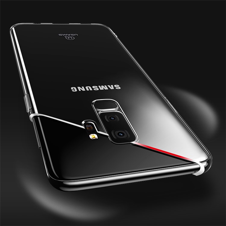 USAMS Primary Color Series Clear TPU Case Cover for Samsung Galaxy S9+ G965 - Transparent-6