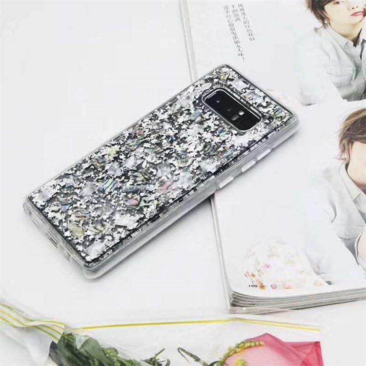 Epoxy Dried Real Flower Preservation PC + TPU Hybrid Case for Samsung Galaxy Note 8 SM-N950 - Style A-1