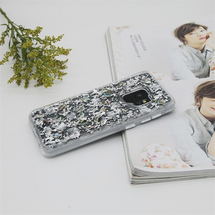 Epoxy Dried Real Flower Preservation PC + TPU Hybrid Case for Samsung Galaxy S9 SM-G960 - Style A-1