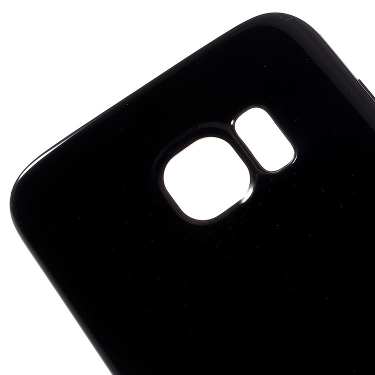 Solid Color TPU Case for Samsung Galaxy S7 edge - Black-4