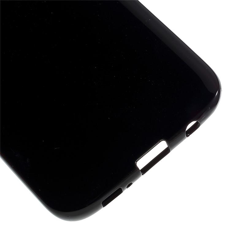 Solid Color TPU Case for Samsung Galaxy S7 edge - Black-5