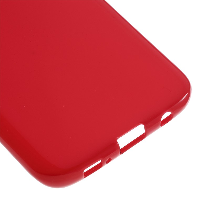 Solid Color TPU Phone Cover for Samsung Galaxy S7 edge - Red-5