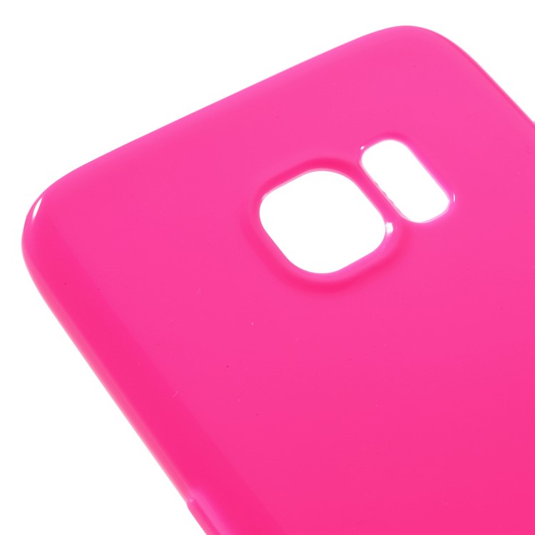 Solid Color TPU Cover for Samsung Galaxy S7 edge - Rose-4