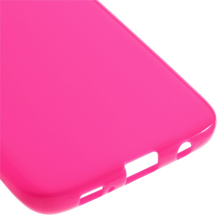 Solid Color TPU Cover for Samsung Galaxy S7 edge - Rose-5