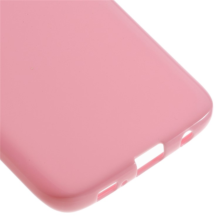 Solid Color TPU Back Case for Samsung Galaxy S7 edge - Pink-5