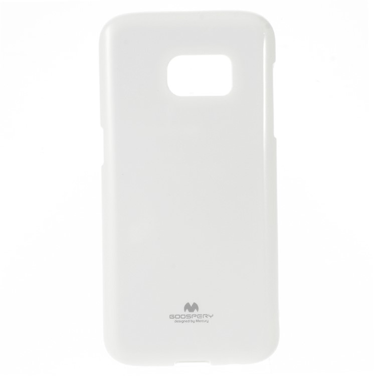 MERCURY GOOSPERY Flash Powder TPU Shell for Samsung Galaxy S7 - White-1
