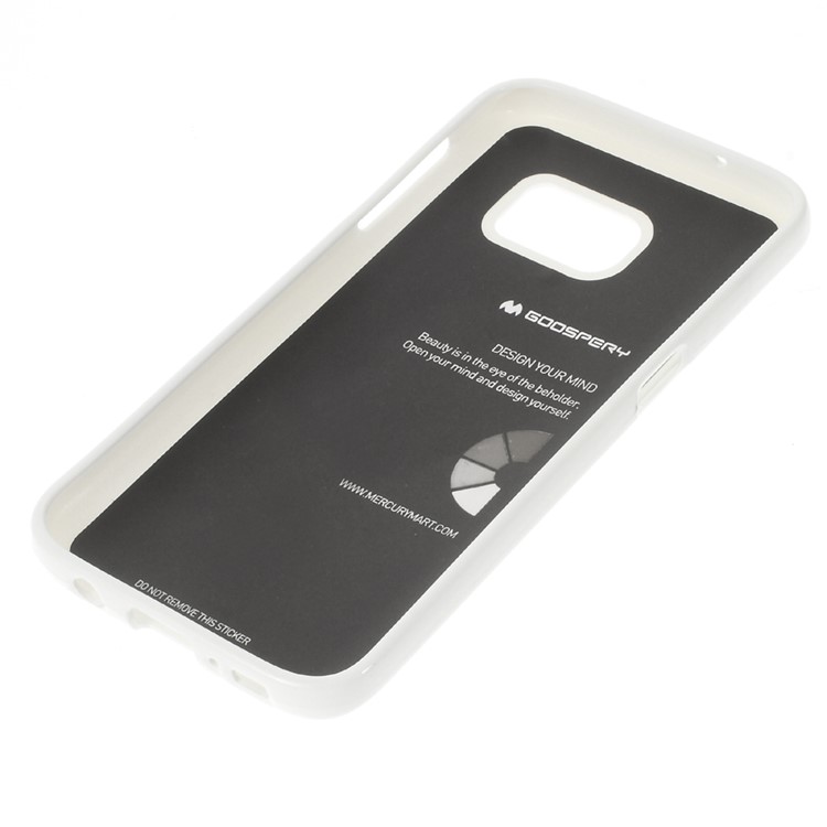 MERCURY GOOSPERY Flash Powder TPU Shell for Samsung Galaxy S7 - White-5