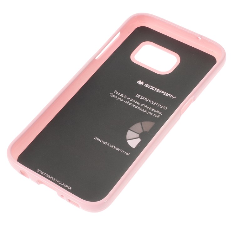MERCURY GOOSPERY Flash Powder TPU Case for Samsung Galaxy S7 - Pink-3